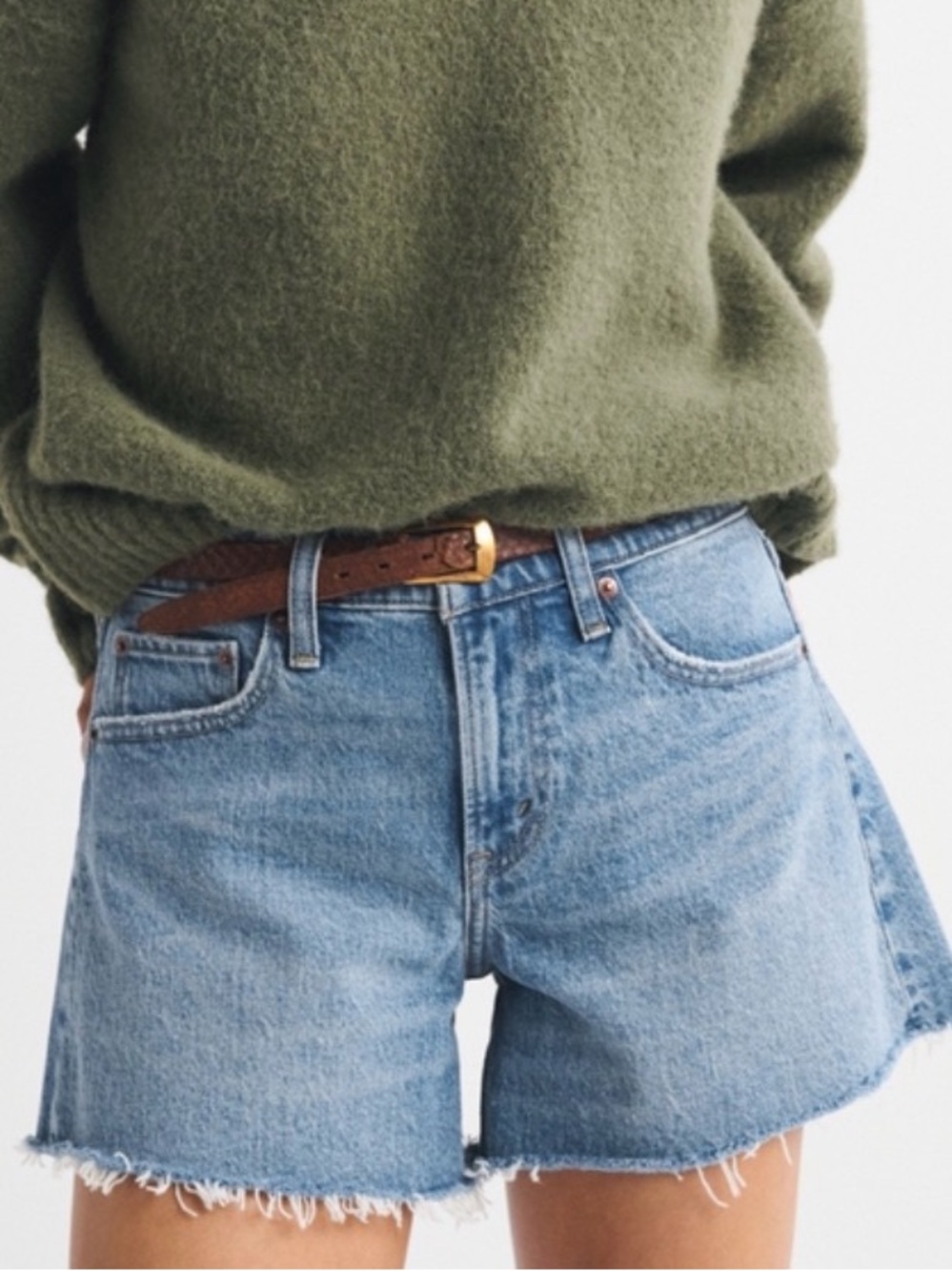Abercrombie & Fitch Mid Rise A Line Short